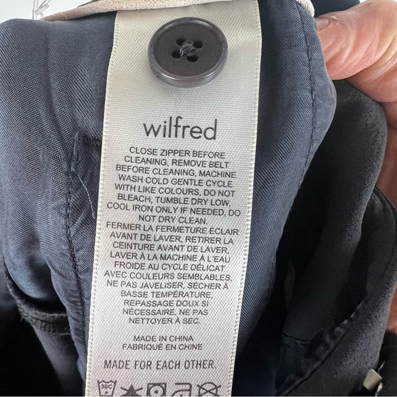 Aritizia Wilfred Gray Trouser Pants Size 6 - Picture 5 of 6